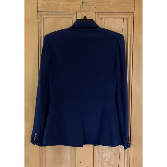 Veronica Beard Womens Miller Dickey Blazer Designer Jacket Size 6 Blue SP EXC - Picture 10 of 12